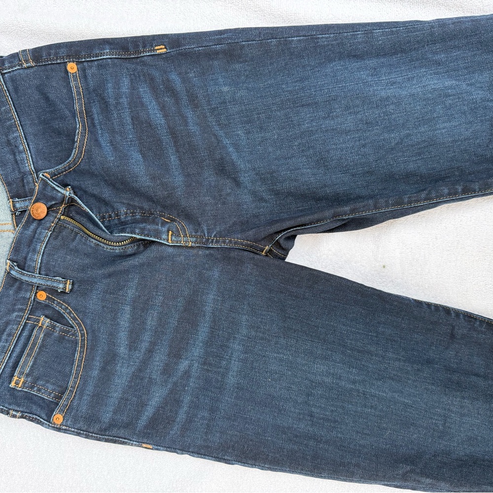 Madewell Women's Skinny Jeans in Dark Blue Denim